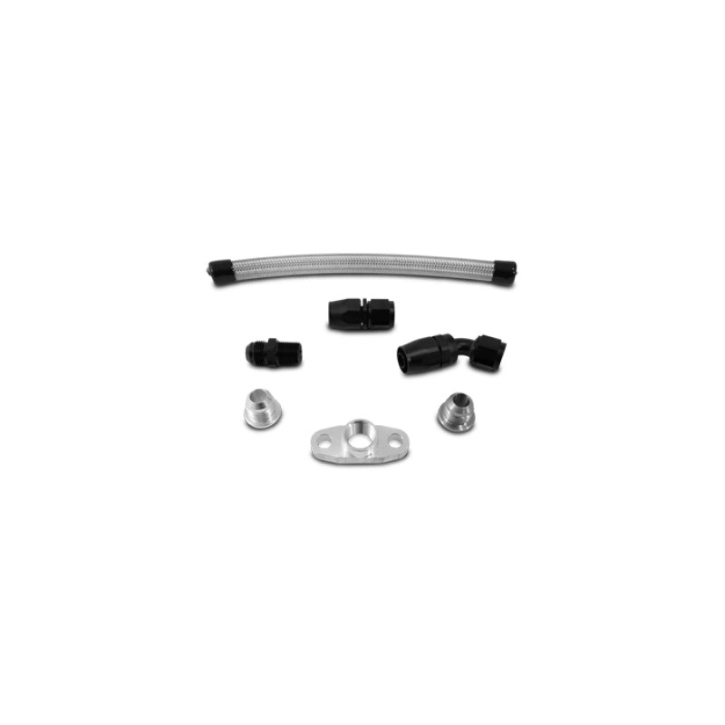 Vibrant Univ Top Mount Oil Drain Kit incl 20in Teflon lined S.S. hose Fitting