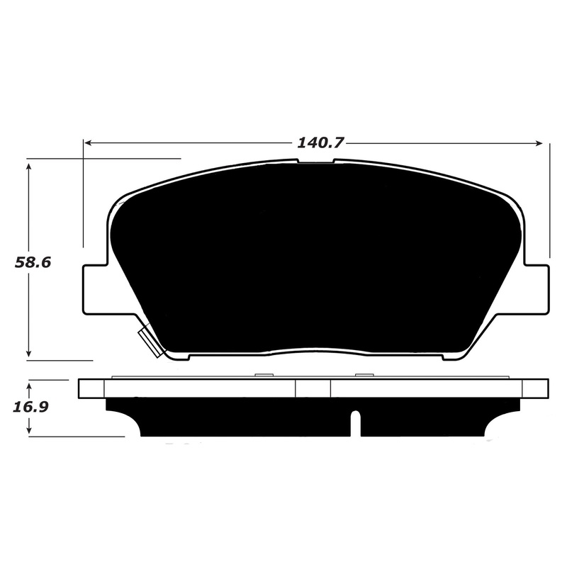 Porterfield Brake Pads for 2013 HYUNDAI GENESIS COUPE