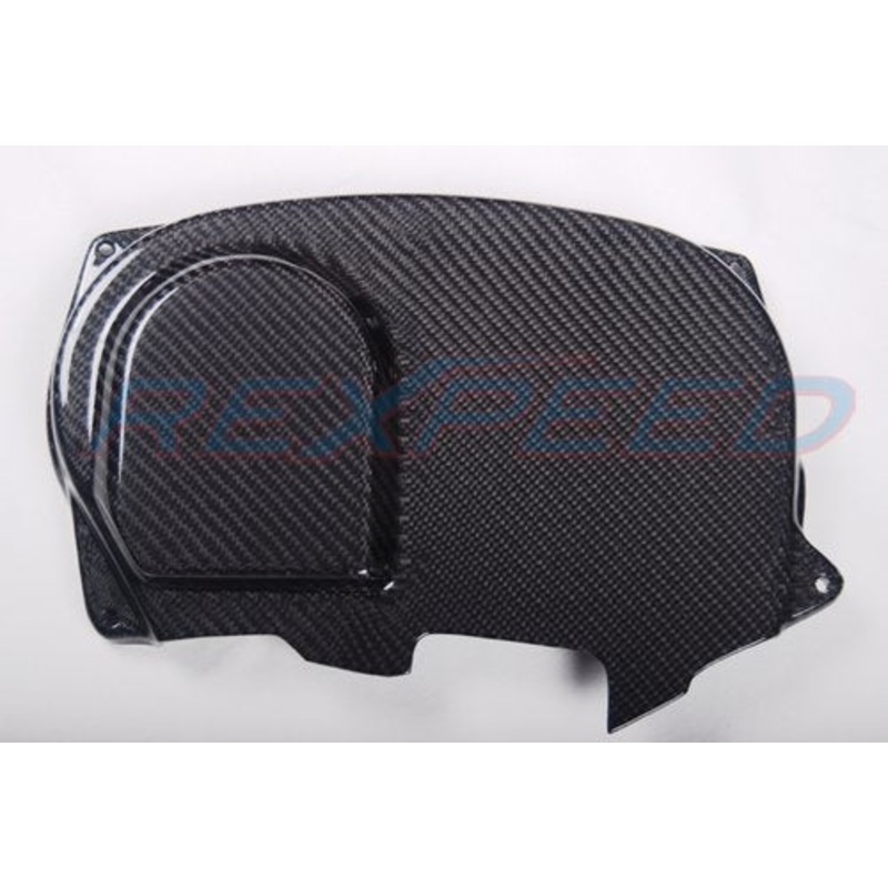 Rexpeed Carbon Fiber Cam Pulley Cover Mitsubishi EVO 7-9 2001-2007 | R30C