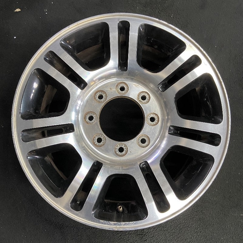20″ FORD F250SD PICKUP 13-16 20×8 aluminum TPMS 14 spoke 7 open splits black openings Original OEM Wheel Rim