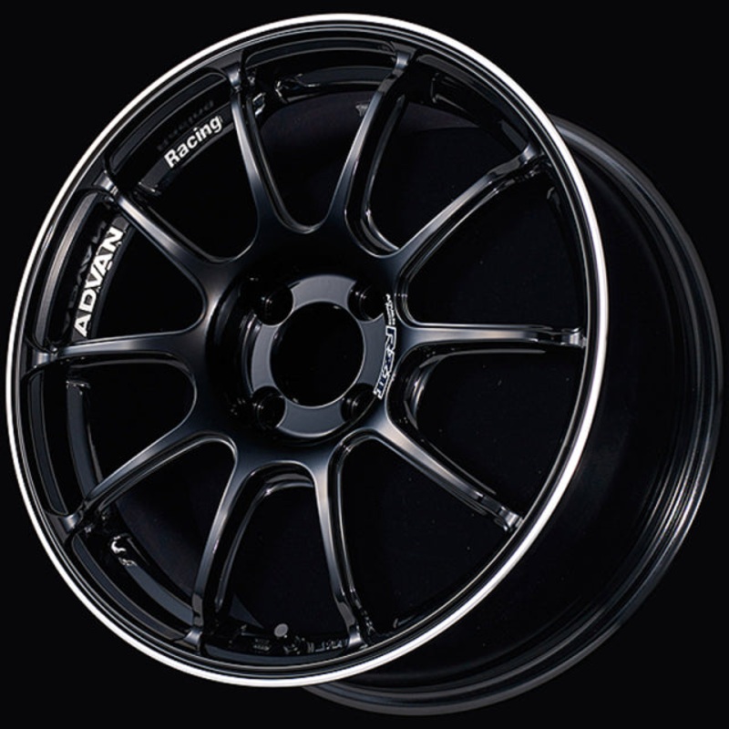 Advan RZII Wheel – 16×7.0 +45 | 5×114.3 | Racing Gloss Black & Ring