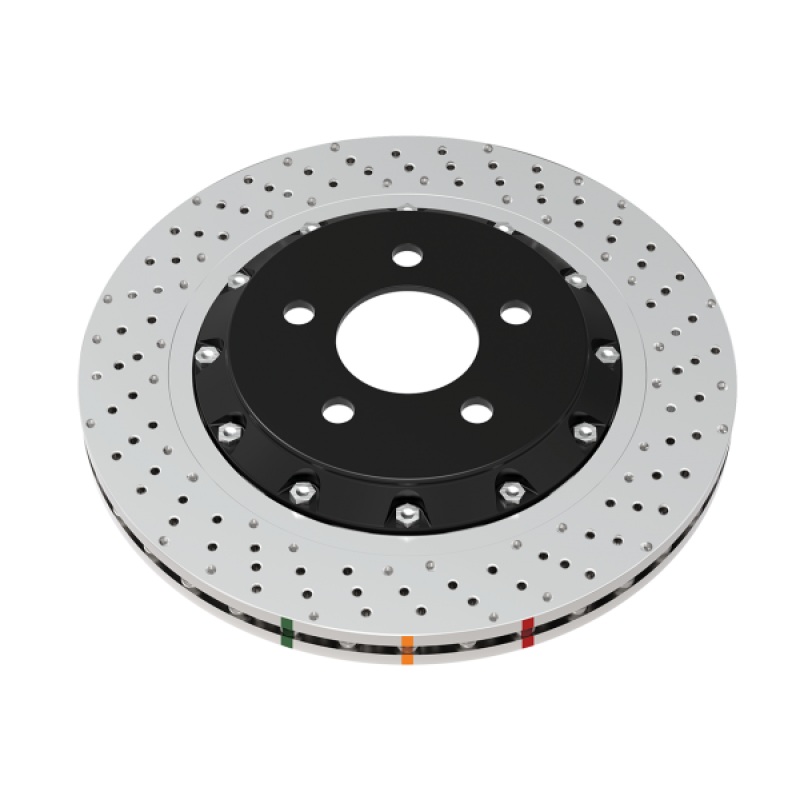 DBA 19+ Chevrolet Camaro ZL1 (w/ M6 Nuts) 5000 Series Cross Drilled & Dimpled Brake Rotor