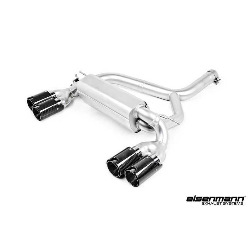 Eisenmann F87 M2 Performance Exhaust + 4x90mm Carbon Tip Set