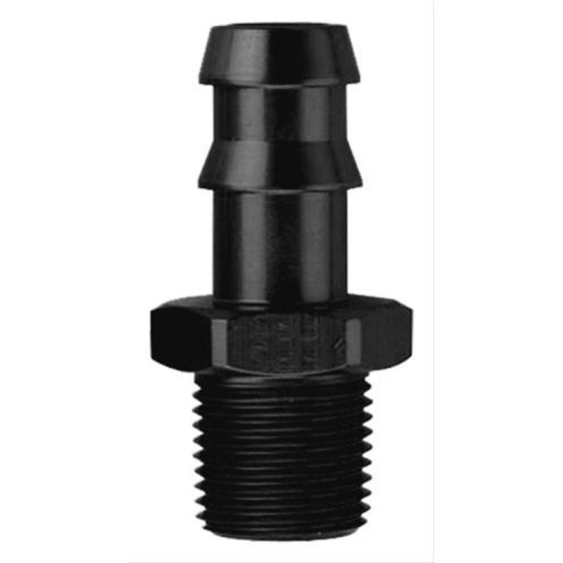Fragola 1/4 Hose Barb x 1/8 NPT – Black