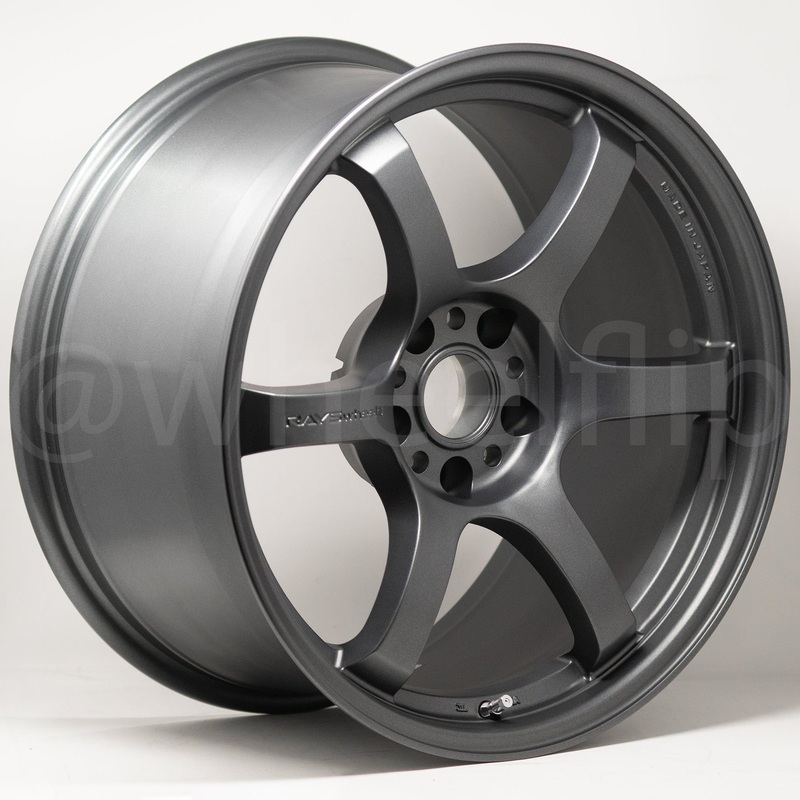 Gram Lights 57DR 18×9.5 +38 5×114.3 Gun Blue 2 (SET)