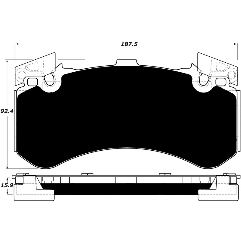 Porterfield Brake Pads for 2017 AUDI S6 – w/Iron Discs