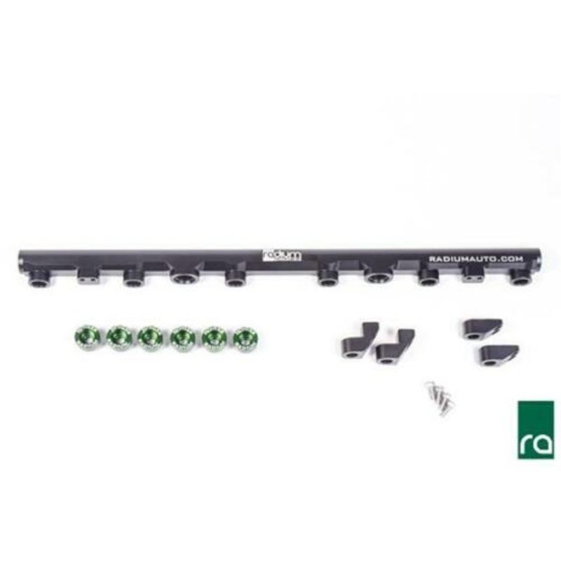 RADIUM ENGINEERING FUEL RAIL, TOYOTA 2JZ-GTE, TOP FEED CONVERSION
