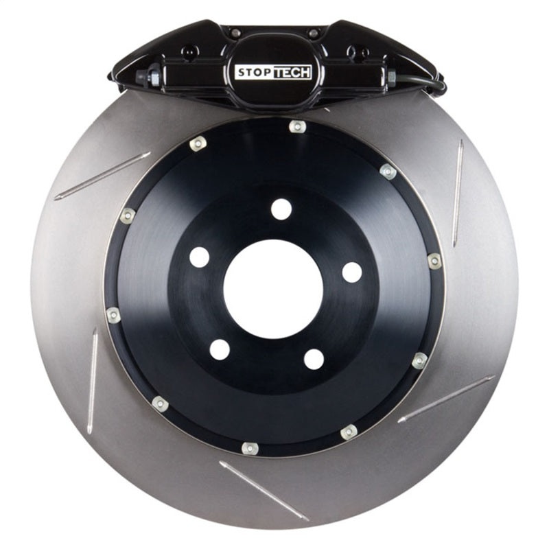 StopTech BBK 00-04 BMW M5 / 96-03 540 Series Rear ST-22 Black Caliper Slotted 345x28mm Rotors