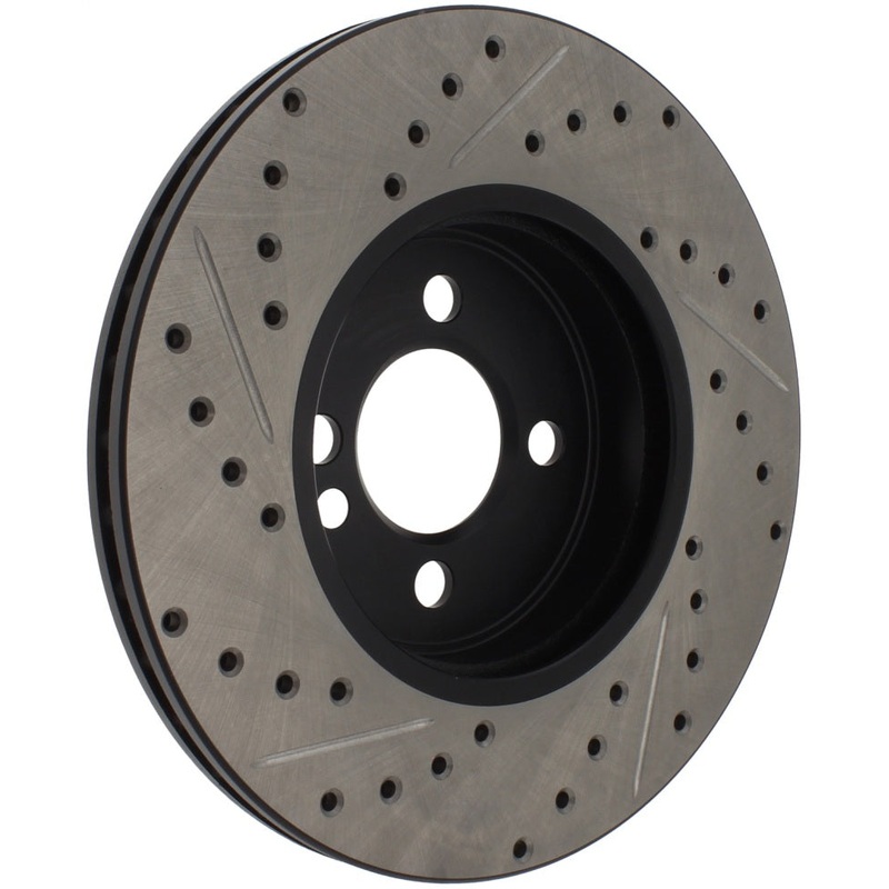 StopTech Slotted & Drilled Sport Brake Rotor 07-13 Mini Cooper