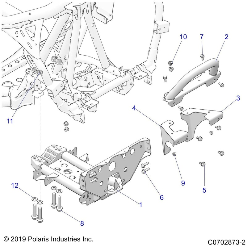 Weld-Frame,Frt,Lower,Blk by Polaris