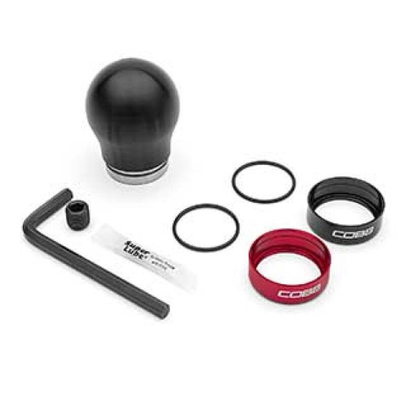 Cobb 12-16 FR-S / 2012+ BRZ / 2017+ GR86 / Focus ST+RS / Fiesta ST Short Weighted COBB Knob – Black