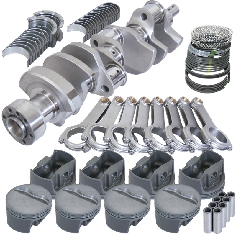 Eagle Chevy LT1 350 1Pc 3.750in Crank 5.700in H-Beam -5cc Flat Top 4.030in Pistons Rotating Assembly