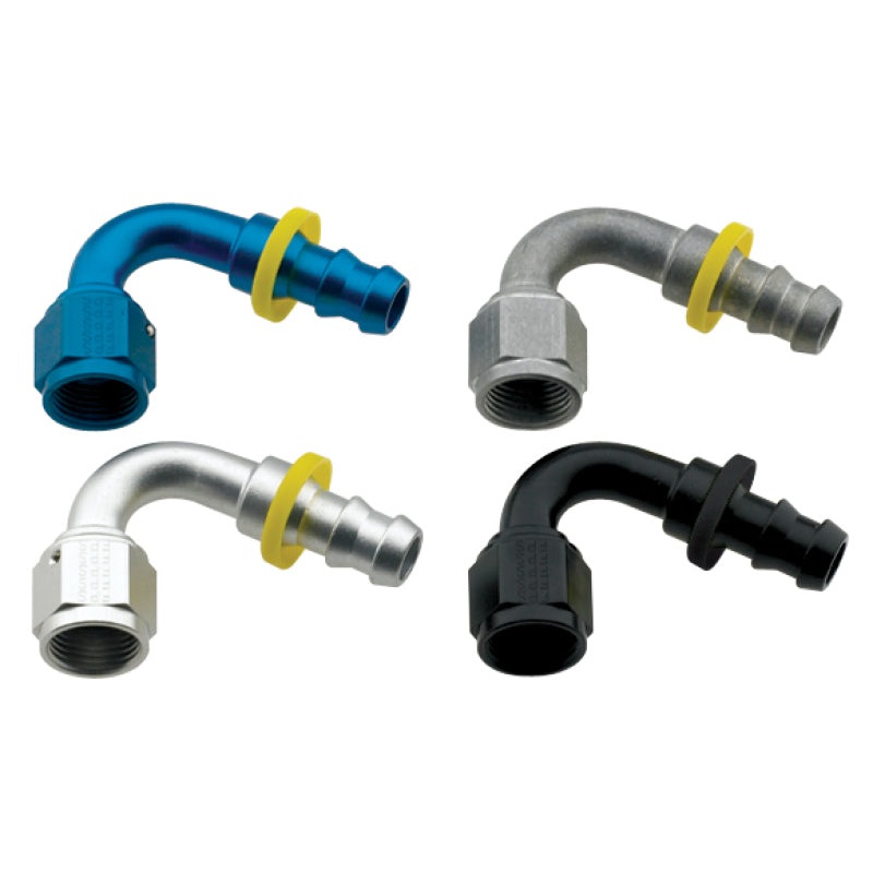 Fragola -10AN Push-Lite End 120 Degree – Blue