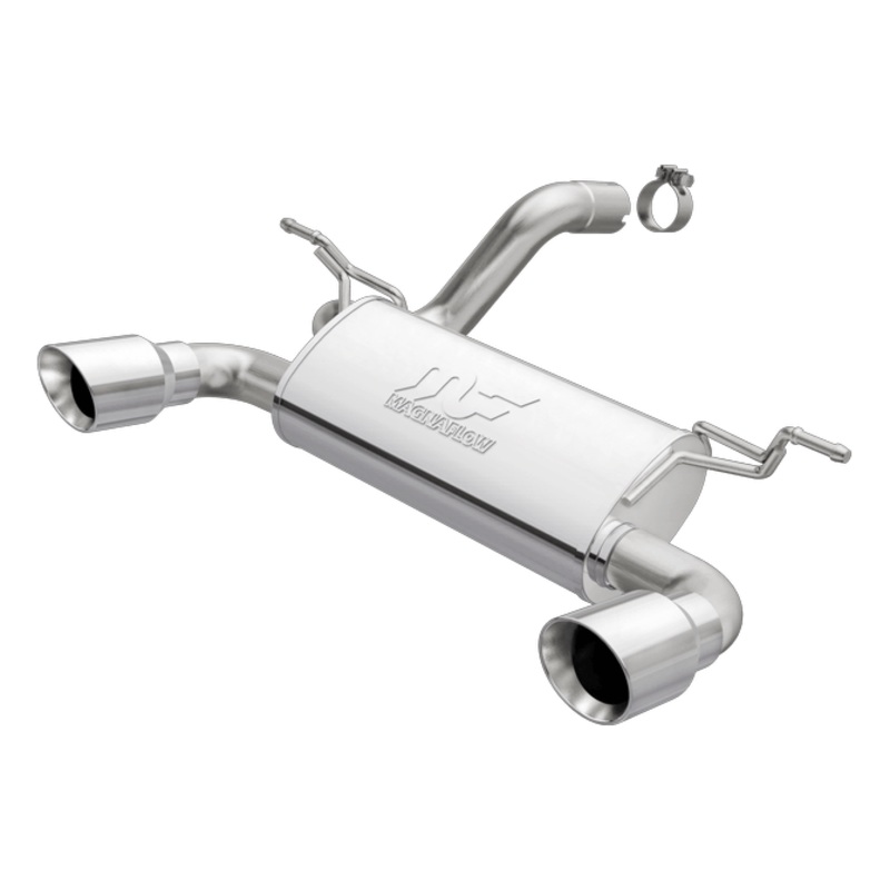 Magnaflow Axle Back Stainless Exhaust System 2018-2024 Jeep Wrangler JL V6 (3.6L)
