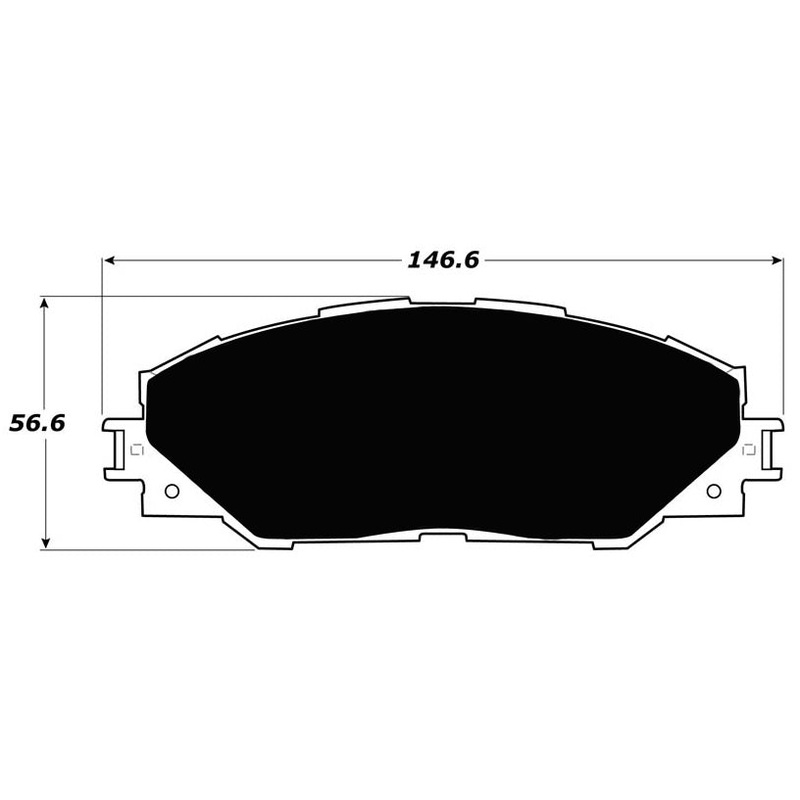 Porterfield Brake Pads for 2010 TOYOTA MATRIX XRS