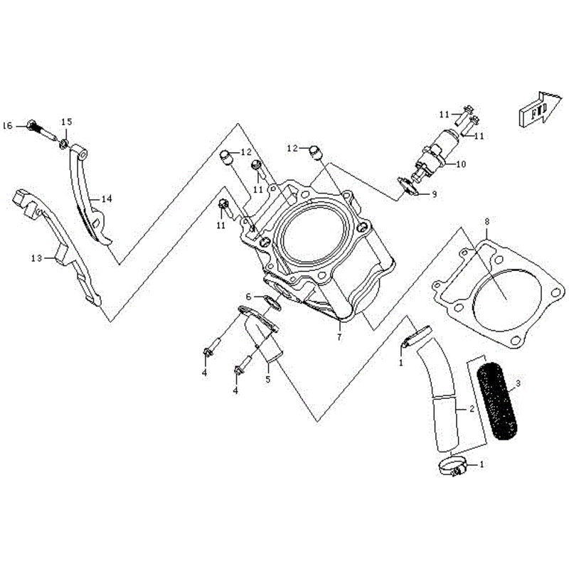 Tensioner by CF Moto