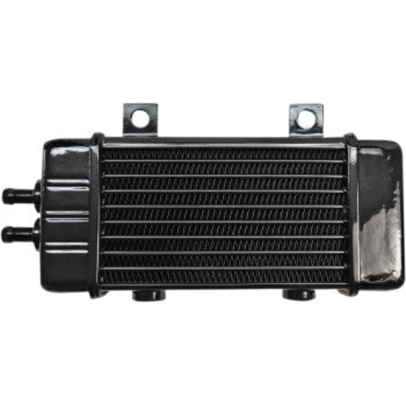 Universal Oil Cooler – 10-Row – Gloss Black by Jagg Oil Coolers