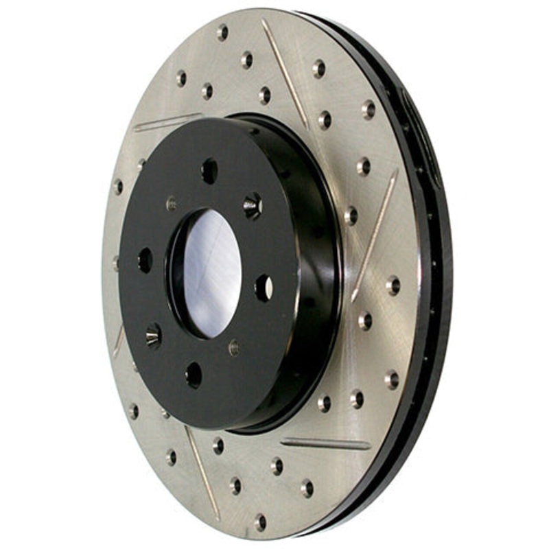 Stoptech Drilled and Slotted Front Brake Rotors | 2022+ Honda Civic Si(127.40096L/R)