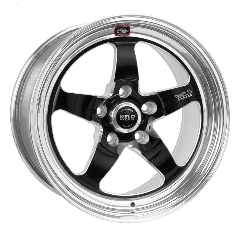 Weld – S71 18×5 / 5×4.5 BP / 2.1in. BS Black Wheel (High Pad) – Non-Beadlock