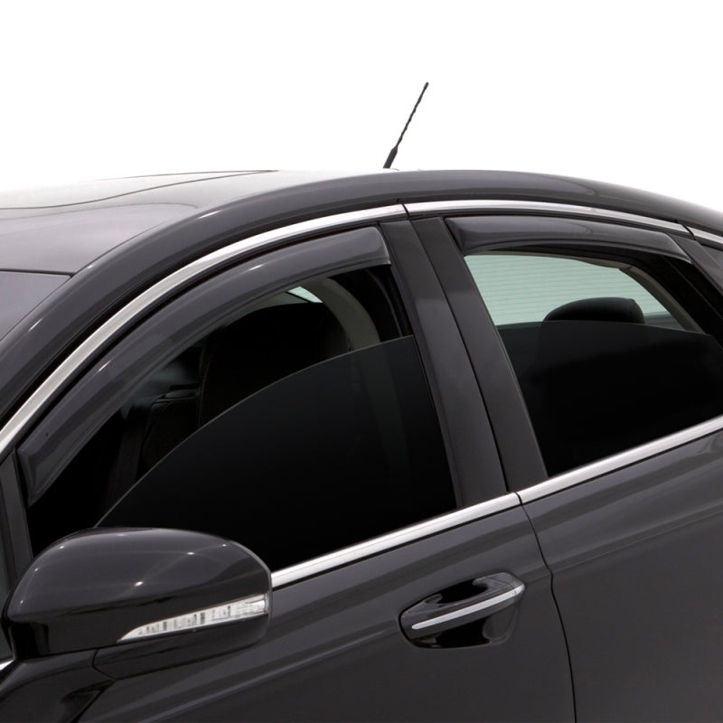 AVS 16-18 Kia Optima (Excl. Hybrid Models) Ventvisor Front & Rear Window Deflectors 4pc – Smoke