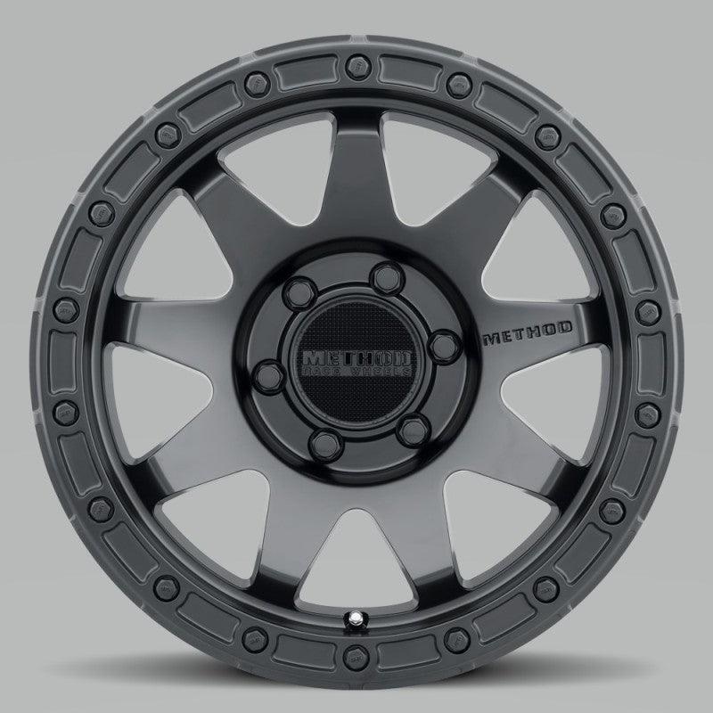 Method MR317 18×9 +3mm Offset 6×5.5 106.25mm CB Matte Black Wheel