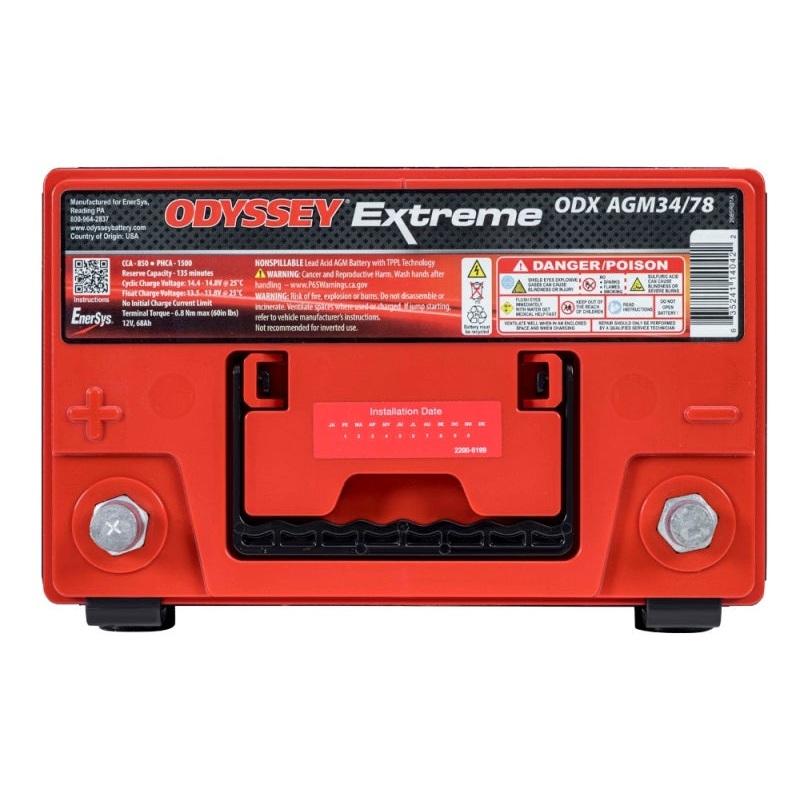 Odyssey Battery Auto/Truck/Heavy Duty & Commercial Extreme AGM Battery (34/78-PC1500DT)