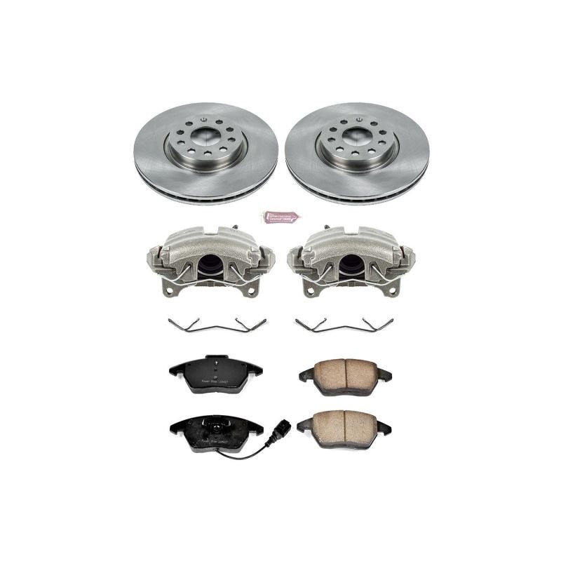 PowerStop Power Stop 06-09 Audi A3 Autospecialty Kit w/ Calipers – Front