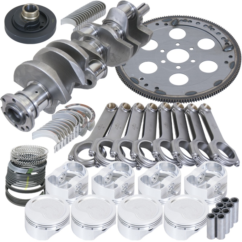 Eagle Oldsmobile 45 4.500in Crank 7.100in H-Beam -15cc Inv Dome 4.155in Pistons Balanced Assembly