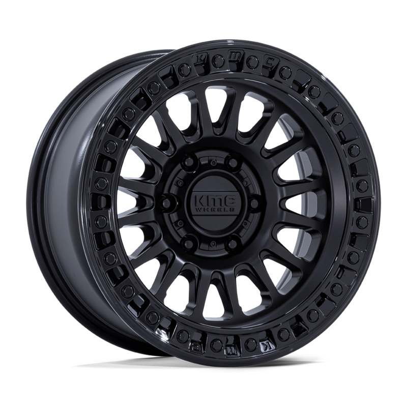 KMC Wheels KM552 IMS 18″ 5×127 Matte Black W/ Gloss Black Lip
