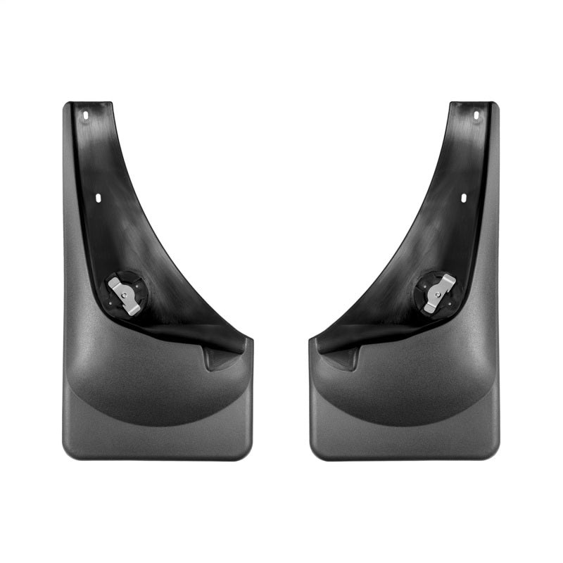 WeatherTech 21-22 Ford Bronco (Bumper Style 1) Front & Rear No Drill Mudflaps – Black