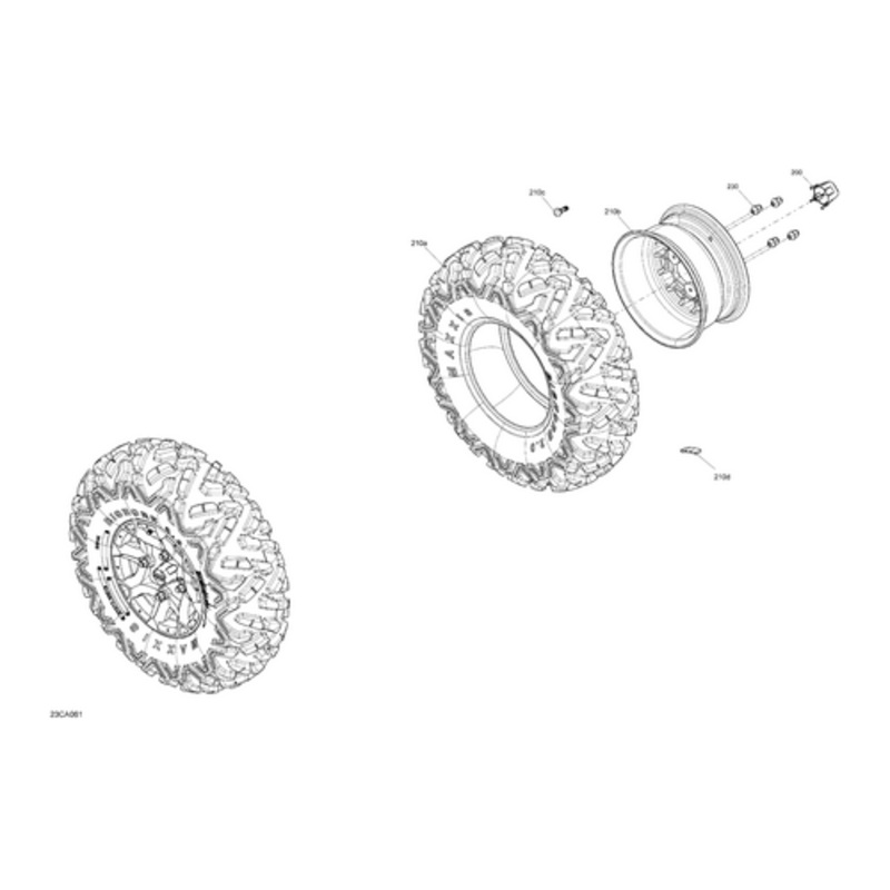 Wheel Cap by Can-Am