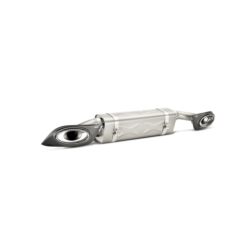 Akrapovi Titanium Slip-On Exhaust System 2014-2015 Porsche Turbo/Turbo S (991)