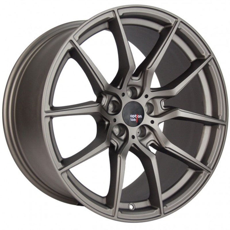 Option Lab R716 18×9.5 5×114.3 +35 Noble Grey Wheel – Universal