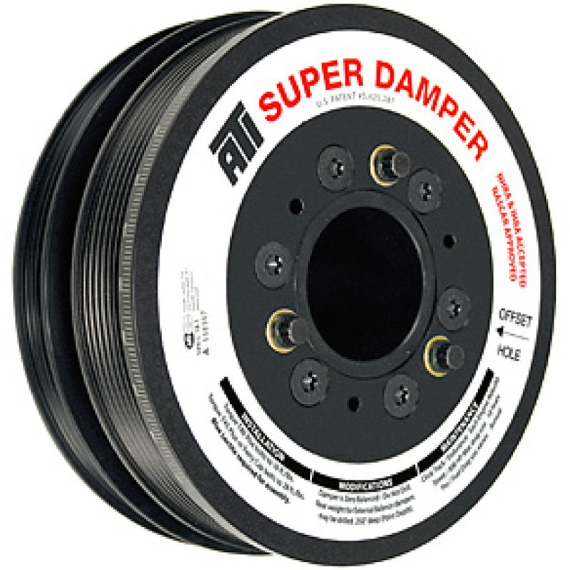 ATI Damper – 7.425in – Steel LW – 6/4 Grv – LS1-2-3-6 & L76 – 97-13 – Y Body & SS & G8 – 3 Ring