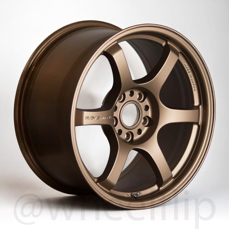 Gram Lights 57DR 17×9 +38 5×114.3 Bronze (SET)