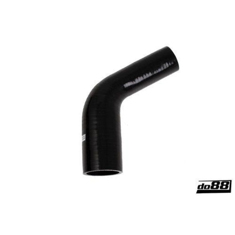 Silicone Hose Black 60 degree 1,375 – 2” (35-51mm)