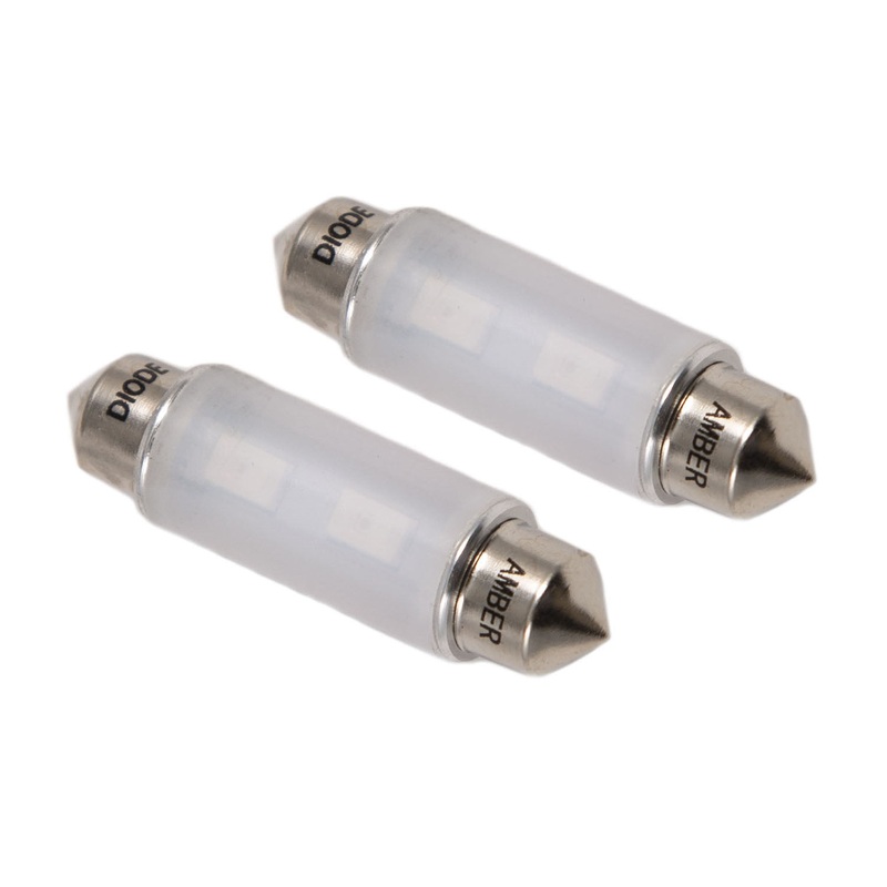 41mm HP6 LED Bulb Amber Pair Diode Dynamics