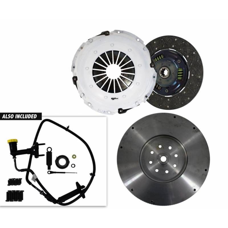 Clutch Masters 07-16 Dodge Ram 2500/3500 6.7L w/G56 Trans FXT100 Sprung Organic Clutch Kit w/FW