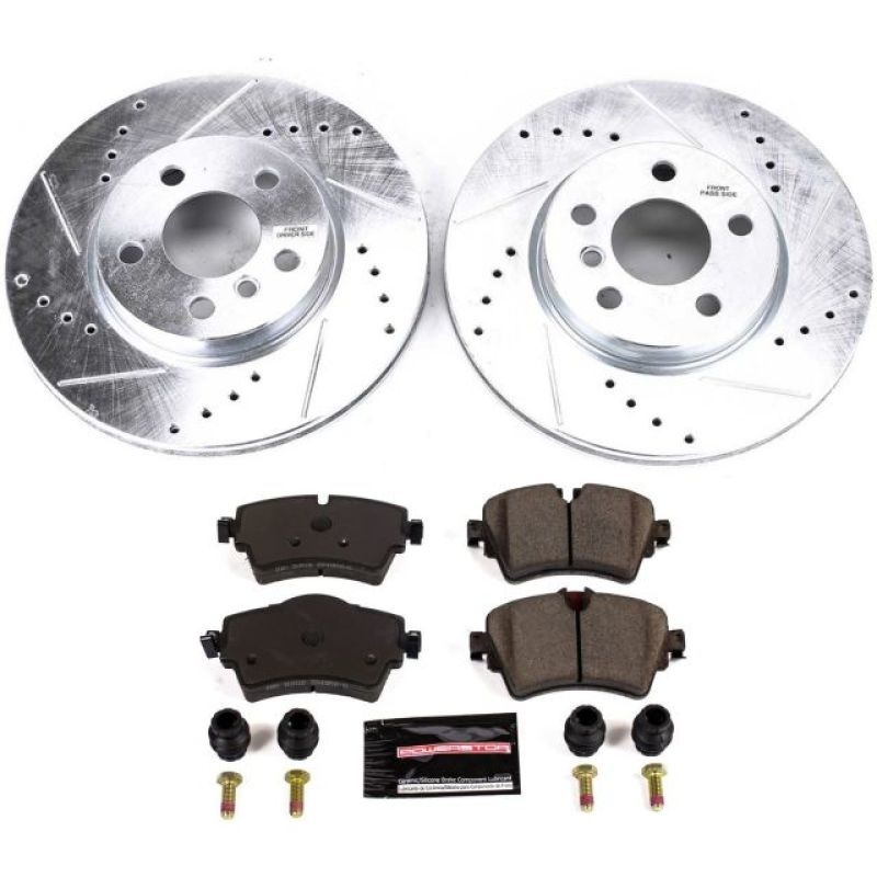 PowerStop Power Stop 14-19 Mini Cooper Front Z23 Evolution Sport Brake Kit