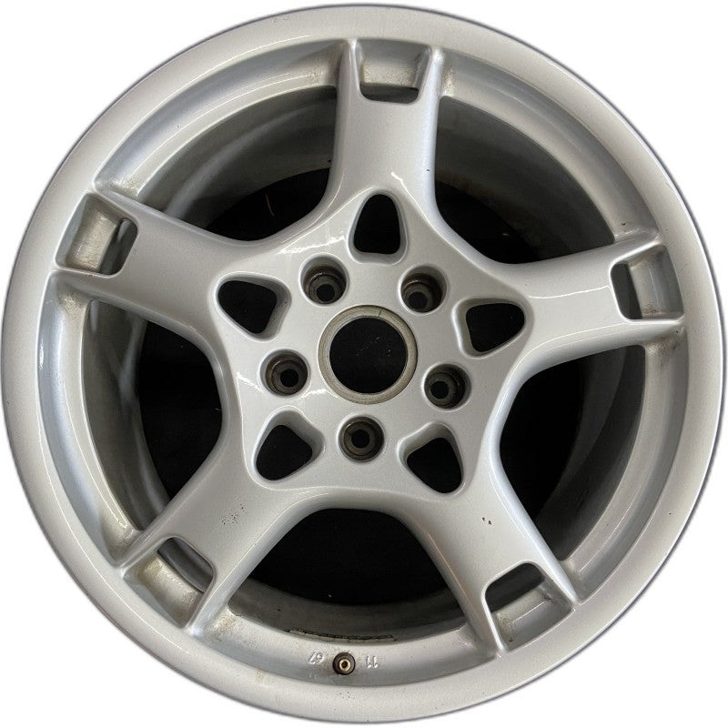 19″ PORSCHE 911 05 997 model 19×11 rear 5 spoke w/notches ends Original OEM Wheel Rim