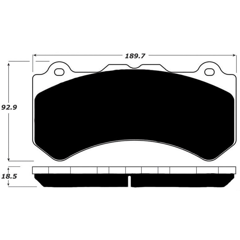Porterfield Brake Pads for 2016 NISSAN GTR