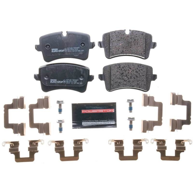 PowerStop Power Stop 17-21 Porsche Macan Euro-Stop ECE-R90 Rear Brake Pads