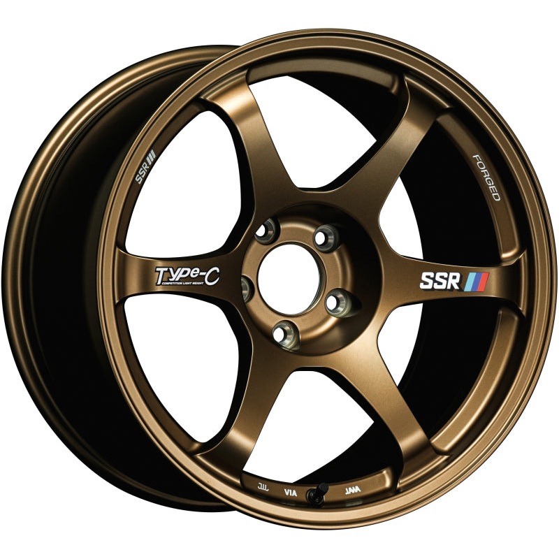 SSR Type-C Forged 18×9.5 +45 5/100 – Racing Bronze Wheel