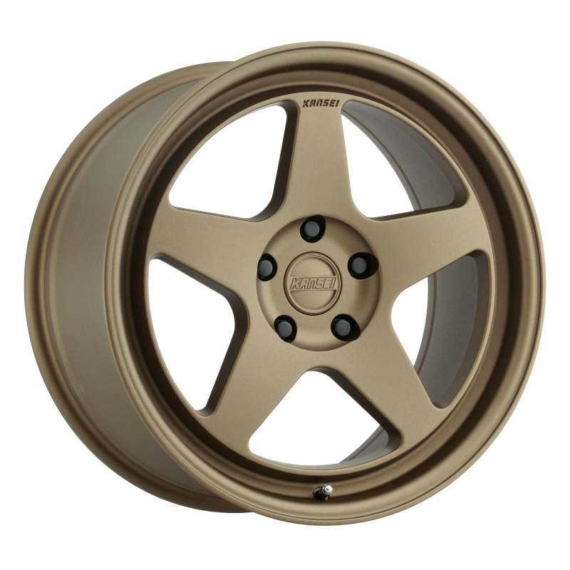 Kansei K12B Knp 18×8.5in / 5×120 BP / 35mm Offset / 72.6mm Bore – Bronze Wheel