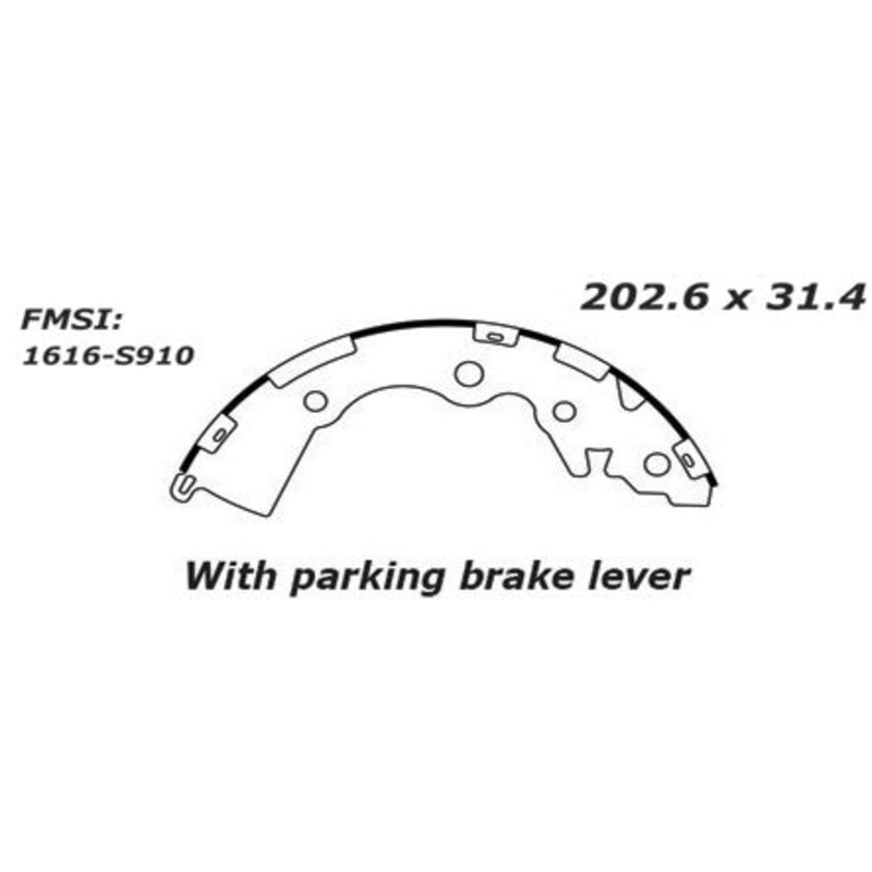 Porterfield Brake Shoes for 2010 KIA RIO R/drums