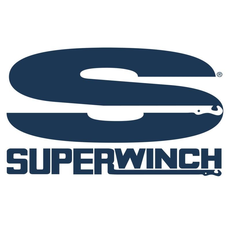 Superwinch 10000 LBS 12V DC 3/8in x 80ft Synthetic Rope SX10SR Winch – Semi Gloss Black