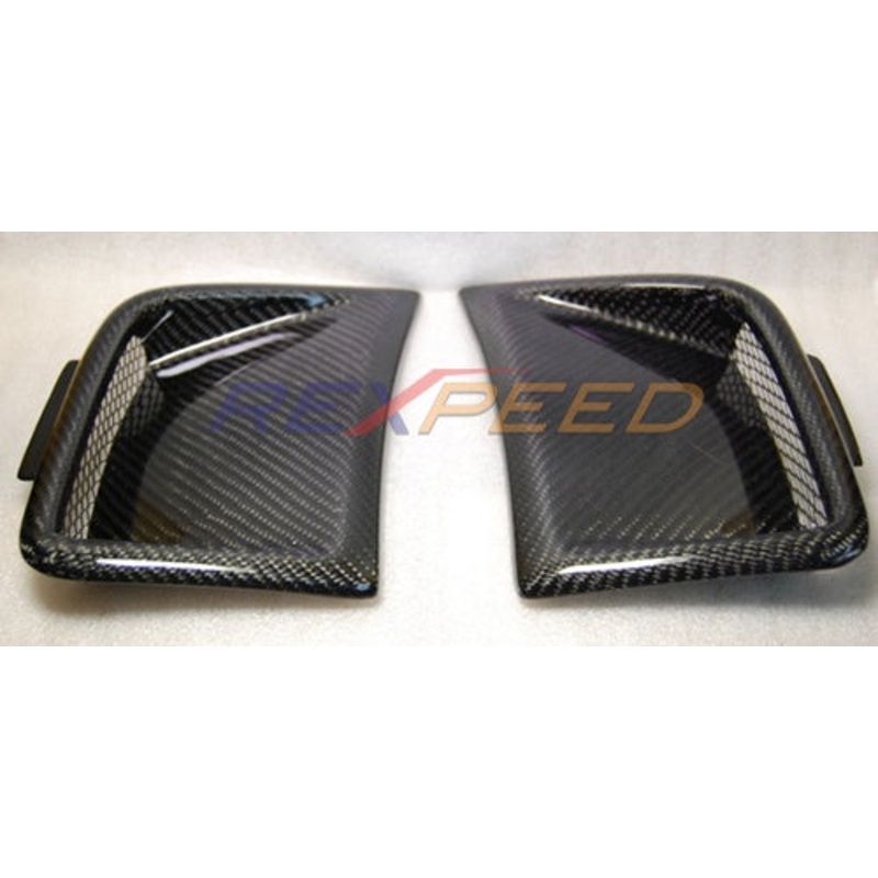 Rexpeed Carbon Fiber Front Bumper Side Vents Subaru STI 2008-2011 | G02