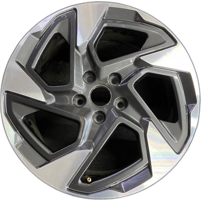 18″ XV CROSSTREK 24 18×7 alloy angled spoke machined face with pockets Original OEM Wheel Rim