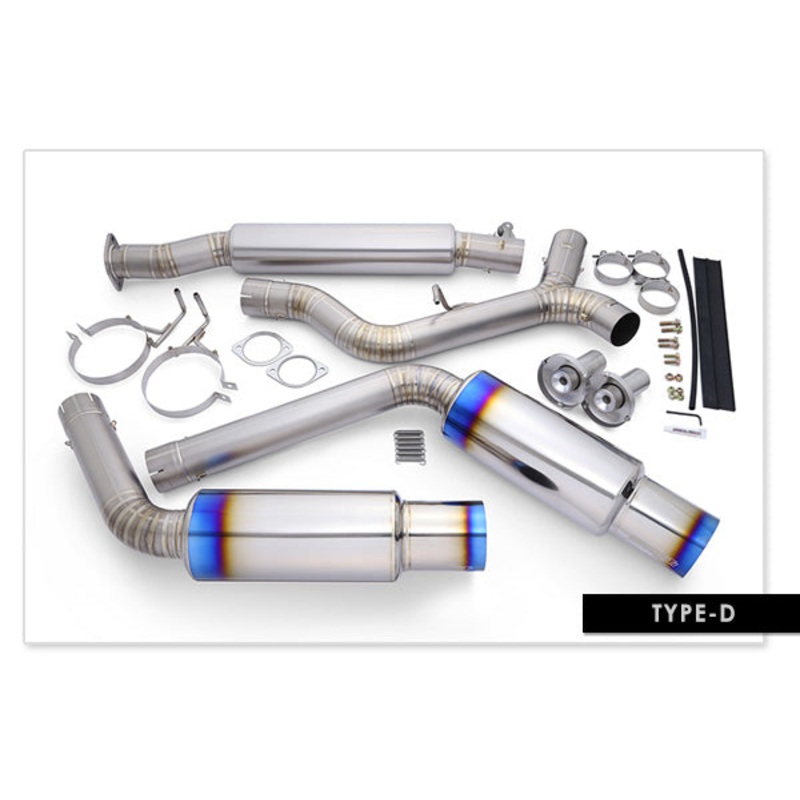 Tomei Expreme Ti Dual Exit Titanium Catback “Type D” | 2022+ Subaru WRX (TB6090-SB06B)