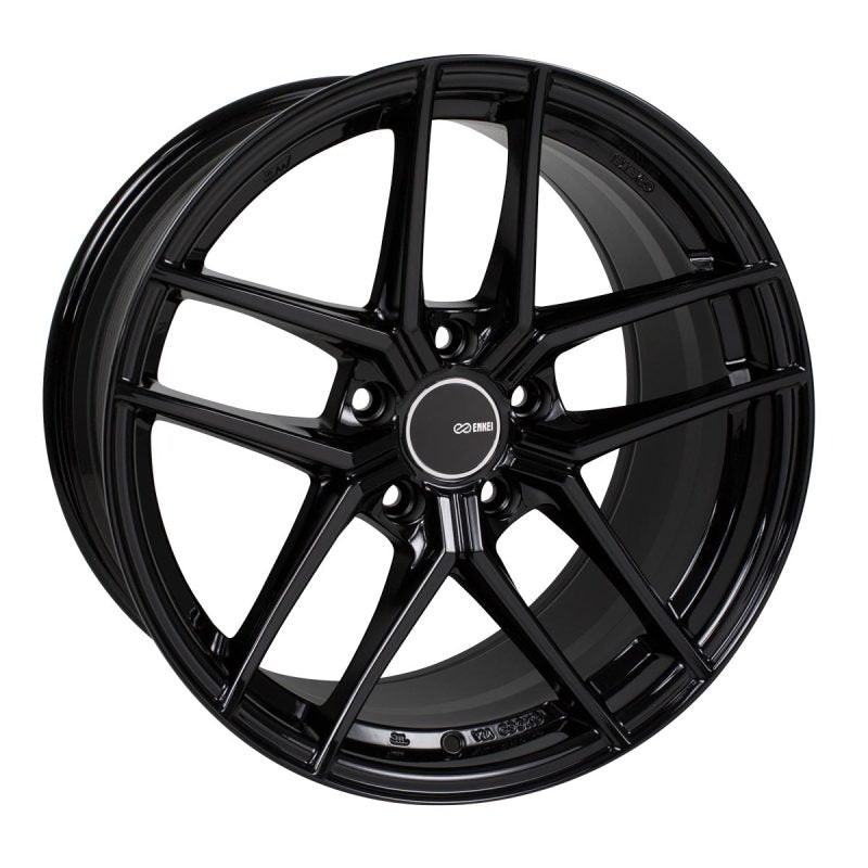 Enkei TY5 18×8.5 5×114.3 35mm Offset 72.6mm Bore Black Wheel (MOQ 40)